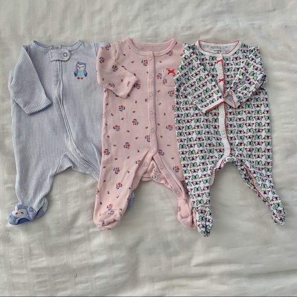 Carter's Other - Set of 3 Carter’s Pajamas - 3 mos